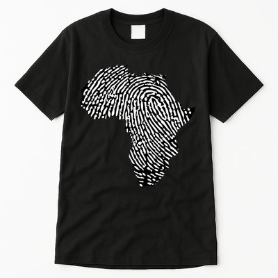 African Heritage Map Tall T-Shirt