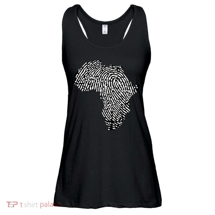 African Heritage Map Ladies Essential Flowy Tank
