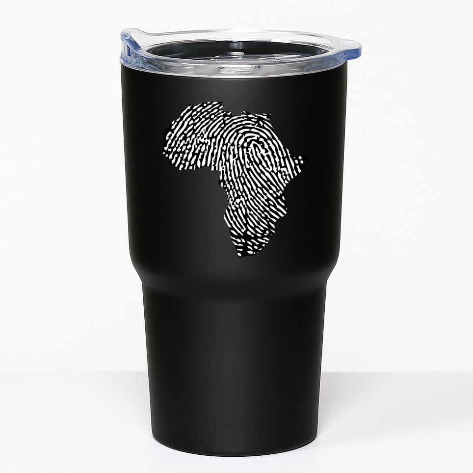 African Heritage Map Tumbler