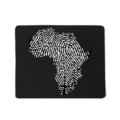 African Heritage Map Mousepad