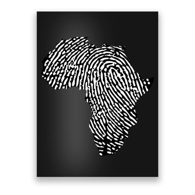 African Heritage Map Poster