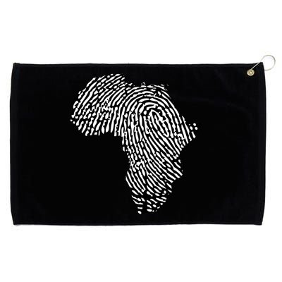 African Heritage Map Grommeted Golf Towel