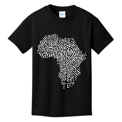 African Heritage Map Kids T-Shirt