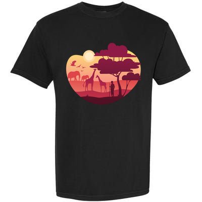 African Landscape Garment-Dyed Heavyweight T-Shirt