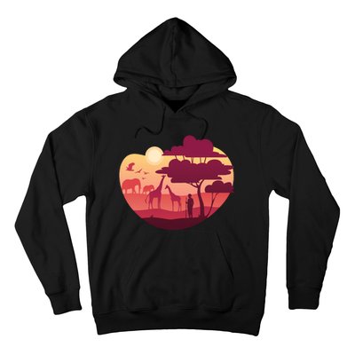 African Landscape Hoodie