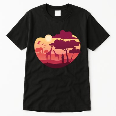 African Landscape Tall T-Shirt