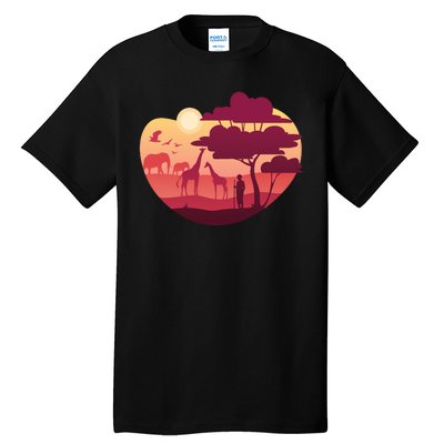 African Landscape Tall T-Shirt