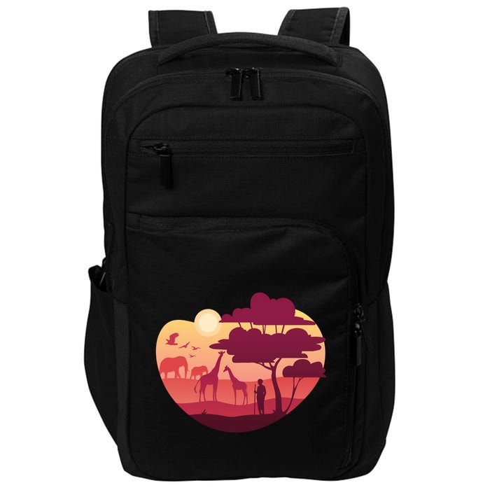African Landscape Impact Tech Backpack