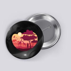 African Landscape Button