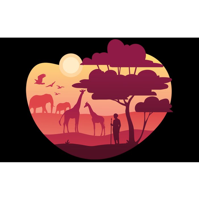 African Landscape Bumper Sticker