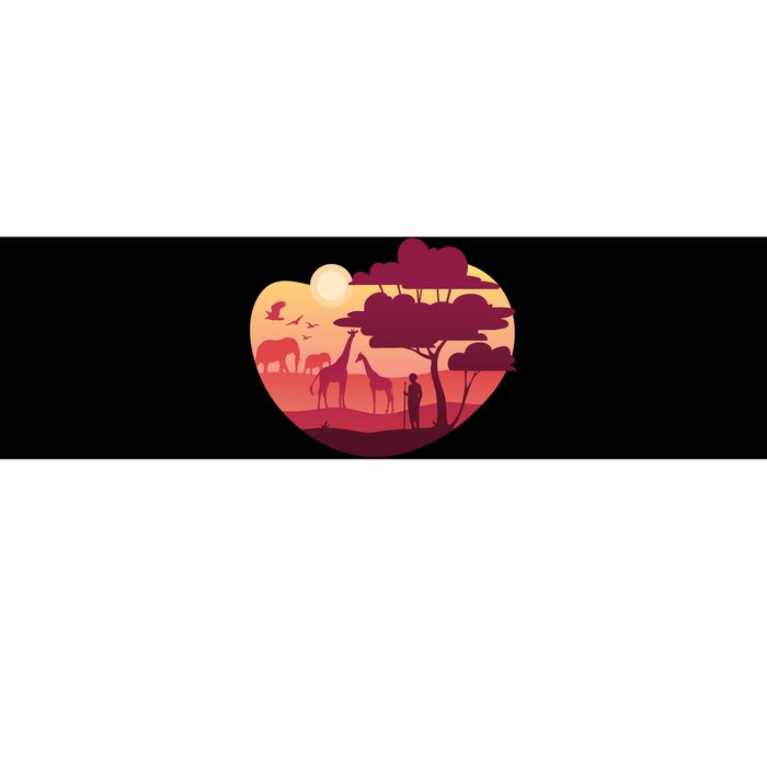 African Landscape Bumper Sticker