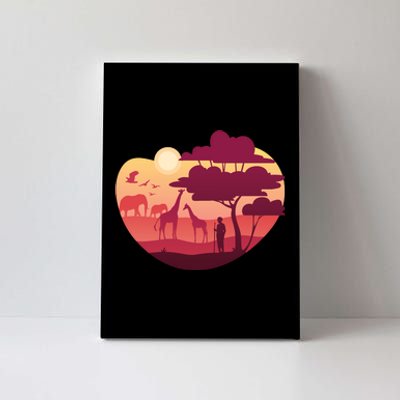 African Landscape Canvas