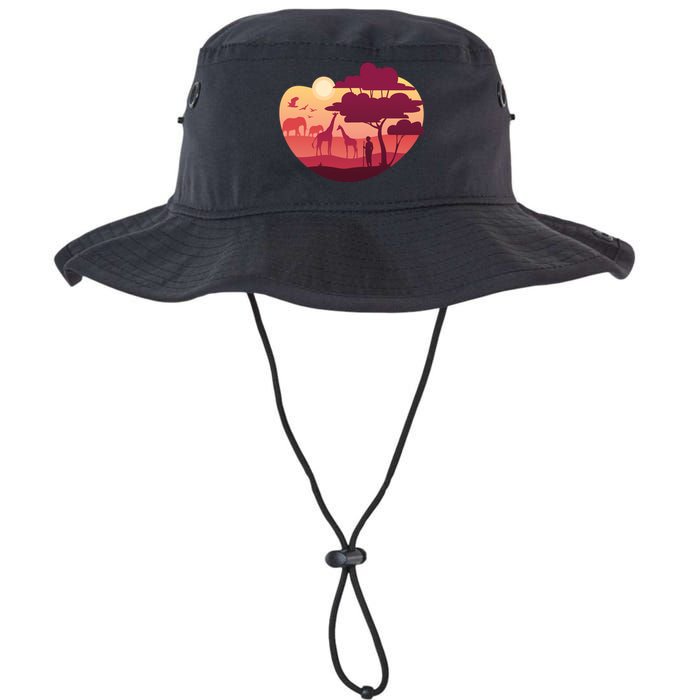 African Landscape Legacy Cool Fit Booney Bucket Hat