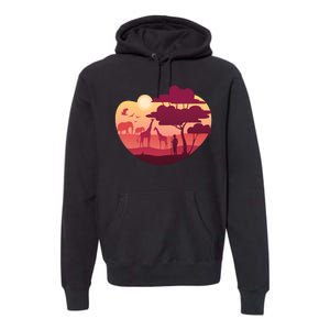 African Landscape Premium Hoodie