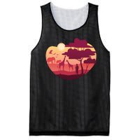 African Landscape Mesh Reversible Basketball Jersey Tank