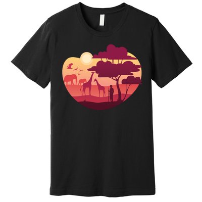 African Landscape Premium T-Shirt