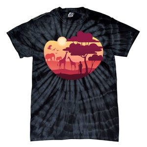 African Landscape Tie-Dye T-Shirt