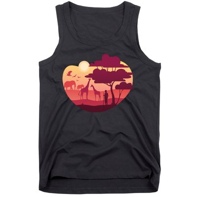 African Landscape Tank Top