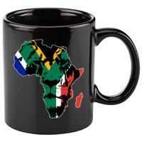 African Lion Flag 11oz C Handle Ceramic Mug