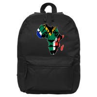 African Lion Flag 16 in Basic Backpack