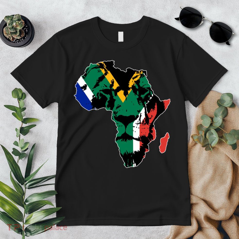 African Lion Flag Premium T-Shirt