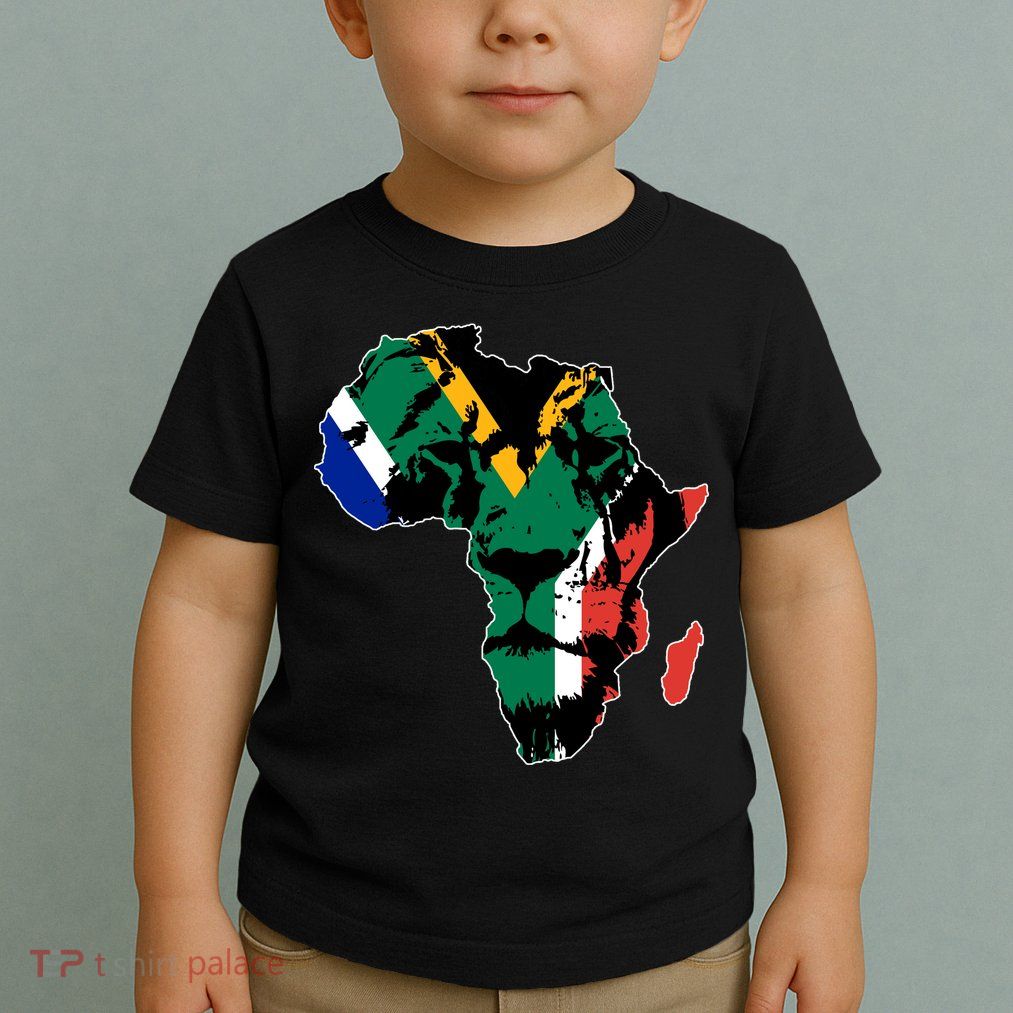 African Lion Flag Toddler T-Shirt