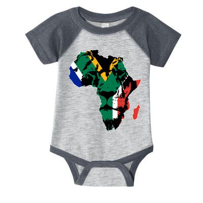 African Lion Flag Infant Baby Jersey Bodysuit
