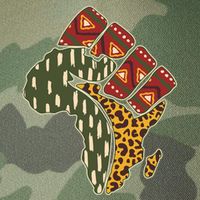African Patterns Protest Fist Legacy Tie Dye Trucker Hat