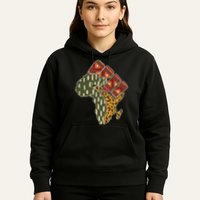 African Patterns Protest Fist Hoodie