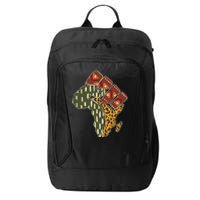 African Patterns Protest Fist City Backpack