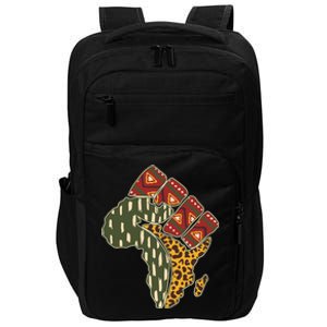 African Patterns Protest Fist Impact Tech Backpack