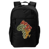 African Patterns Protest Fist Daily Commute Backpack