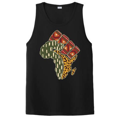 African Patterns Protest Fist PosiCharge Competitor Tank