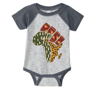 African Patterns Protest Fist Infant Baby Jersey Bodysuit