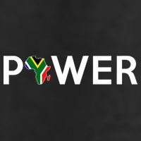 African Power 7 Panel Mesh Trucker Snapback Hat