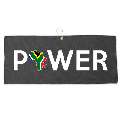 African Power Large Microfiber Waffle Golf Towel