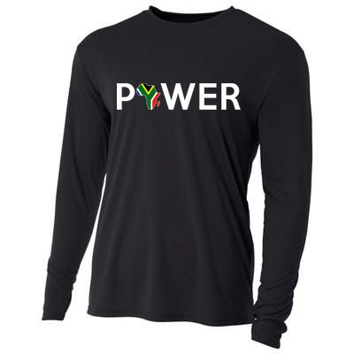 African Power Cooling Performance Long Sleeve Crew