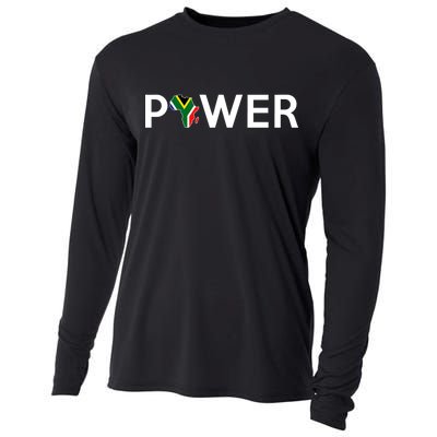 African Power Cooling Performance Long Sleeve Crew