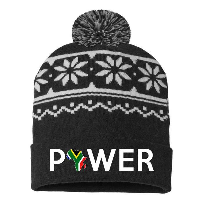 African Power USA-Made Snowflake Beanie