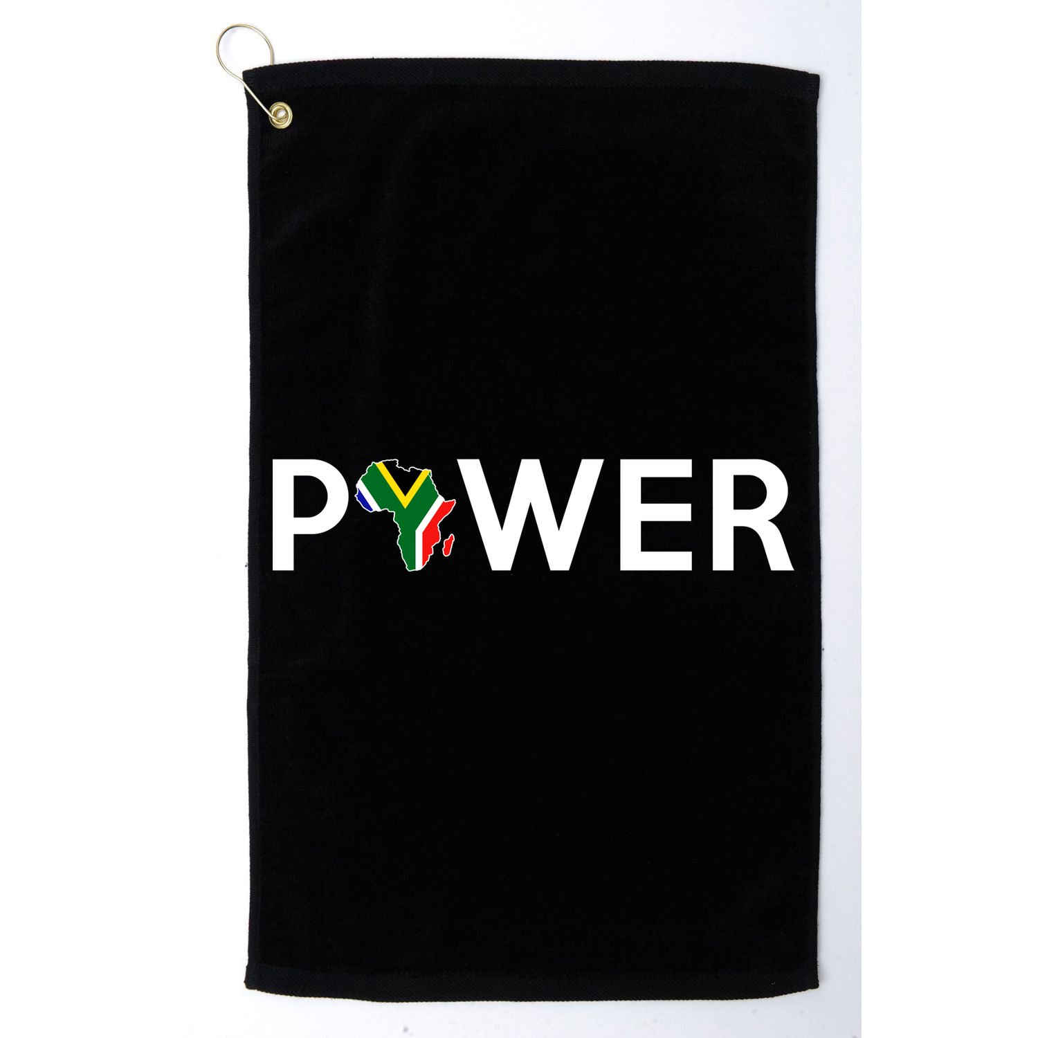 African Power Golf Towel
