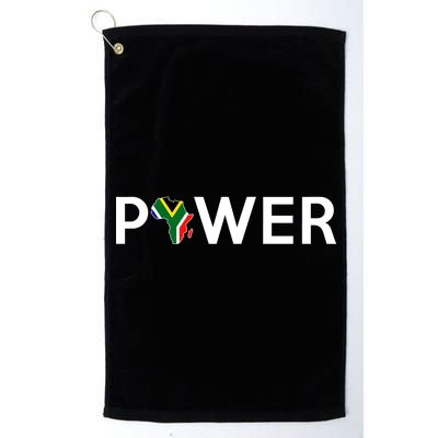 African Power Platinum Collection Golf Towel