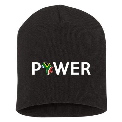 African Power Short Acrylic Beanie
