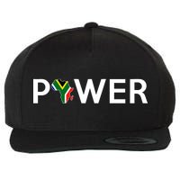 African Power Wool Snapback Cap