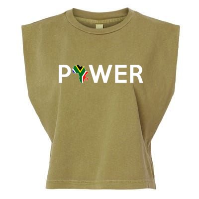 African Power Garment-Dyed Women's Muscle Tee