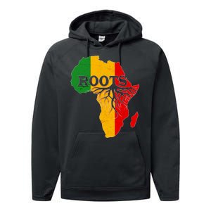 African Roots Black History Month Performance Fleece Hoodie