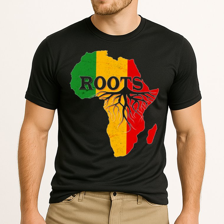 African Roots Black History Month Cooling Performance Crew T-Shirt