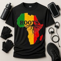 African Roots Black History Month Cooling Performance Crew T-Shirt