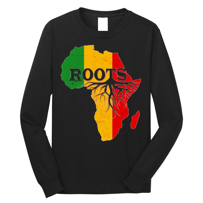 African Roots Black History Month Long Sleeve Shirt