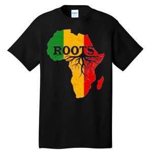 African Roots Black History Month Tall T-Shirt