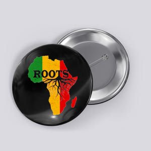 African Roots Black History Month Button